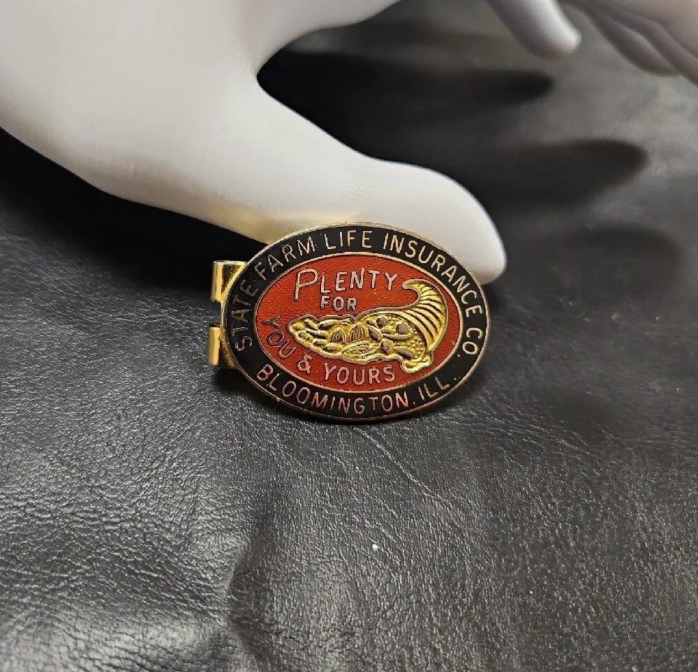 Vintage State Farm Money Clip